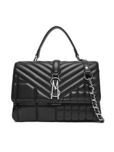 Steve Madden Torebka Bplais SM13001817 Czarny. Czarne torebki klasyczne Steve Madden, bez wzorów, ze skóry, bez dodatków. Za 619,99 zł.