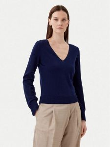 Motivi Sweter M6696001040N Granatowy Regular Fit. Niebieskie swetry klasyczne Motivi, m, z syntetyku, bez kołnierzyka. Za 179,99 zł.