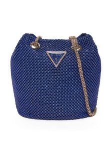 Guess Torebka HWRE93 50750 Niebieski. Niebieskie torebki klasyczne Guess, z aplikacjami, z syntetyku, bez dodatków. Za 529,99 zł.