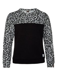 Protest Bluza "Friend" w kolorze szaro-czarno-białym rozmiar: 34. Białe bluzy Protest, bez wzorów, z bawełny, bez kaptura. Za 52,67 zł.