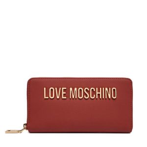 Portfel LOVE MOSCHINO. Czerwone portfele LOVE MOSCHINO, bez wzorów. Za 439,99 zł.