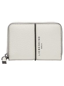 Liebeskind Berlin Skórzany portfel "Eliza" w kolorze białym - 11,5 x 8 x 2 cm rozmiar: onesize. Białe portfele Liebeskind Berlin, bez wzorów, z materiału. Za 188,45 zł.