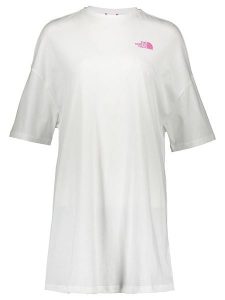 The North Face Sukienka w kolorze białym rozmiar: L. Białe sukienki The North Face, l, bez wzorów, z bawełny, bez kołnierzyka, bez ramiączek, midi. Za 109,26 zł.