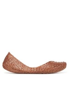 Melissa Baleriny Melissa Campana Papel Ad M 33693 Brązowy. Brązowe balerinki Melissa, bez wzorów, z tworzywa sztucznego, bez obcasa, bez zapięcia. Za 259,99 zł.