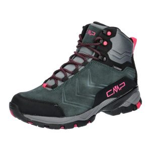 Buty trekkingowe damskie CMP F680 Melnick Mid Trekking. Czarne buty trekkingowe CMP, z materiału, za kostkę, bez zapięcia. W wyprzedaży za 399,99 zł.