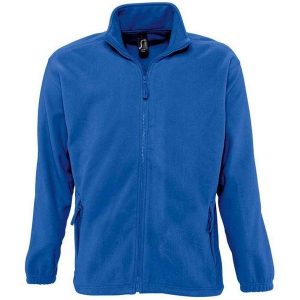 Bluza Polarowa Unisex Dla Dorosłych North. Niebieskie kurtki SOL'S, na zimę, s, bez wzorów, z polaru, bez kaptura. Za 109,99 zł.