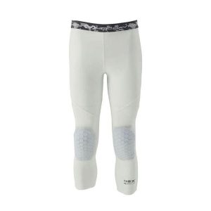 Legginsy 3/4 z nakolannikami McDavid Hex. Białe legginsy MCDAVID, bez wzorów. Za 328,00 zł.