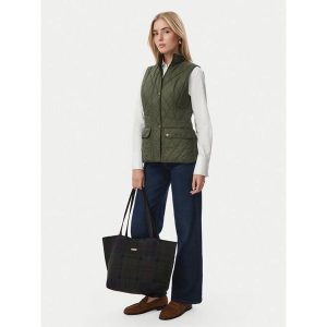 Torebka Barbour. Zielone shopper bag Barbour, bez wzorów, bez dodatków. Za 744,99 zł.