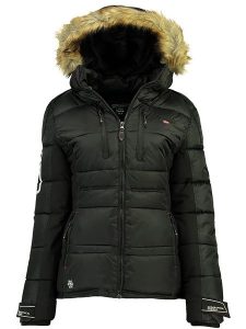Geographical Norway Kurtka zimowa "Bersil" w kolorze czarnym rozmiar: S. Czarne kurtki Geographical Norway, na zimę, s, bez wzorów, z puchu, bez kaptura. Za 267,92 zł.