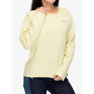 Bluza damska La Sportiva Tufa Sweater. Żółte bluzy La Sportiva, l, bez wzorów, bez kaptura. Za 265,99 zł.