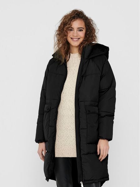 ONLY Kurtka zimowa 15160167 Czarny Relaxed Fit. Czarne kurtki ONLY, na zimę, m, bez wzorów, z syntetyku, bez kaptura. Za 219,99 zł.