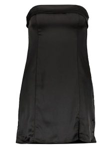 Gina Tricot Sukienka w kolorze czarnym rozmiar: 40. Czarne sukienki Gina Tricot, bez wzorów, bez kołnierzyka, bez ramiączek, mini. Za 37,38 zł.