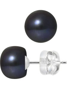 Pearline Kolczyki-wkrętki z perłami w kolorze tahiti rozmiar: onesize. Czarne kolczyki Pearline, z perłą, złote. Za 263,53 zł.