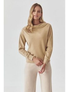 TATUUM Bluza w kolorze beżowym rozmiar: M. Brązowe bluzy Tatuum, m, bez wzorów, z bawełny, bez kaptura. Za 100,99 zł.