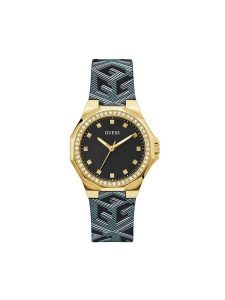 Guess Zegarek Avril GW0598L2 Czarny. Czarne, analogowe zegarki Guess. Za 399,99 zł.