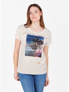 KEY LARGO Koszulka w kolorze białym rozmiar: XL. Białe bluzki KEY LARGO, xl, bez wzorów, bez kołnierzyka, bez ramiączek. Za 70,24 zł.