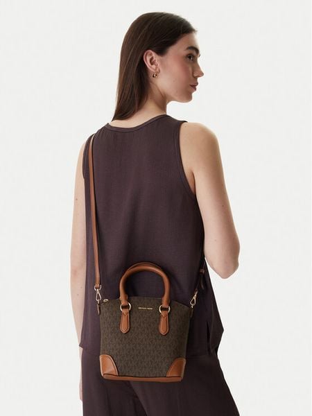 MICHAEL Michael Kors Torebka 30R6G1WM5B Brązowy. Brązowe torebki klasyczne MICHAEL Michael Kors, bez wzorów, ze skóry, bez dodatków. Za 527,99 zł.