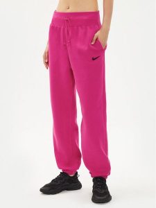 Nike Spodnie dresowe DQ5887 Różowy Oversize. Czerwone spodnie dresowe Nike, l, bez wzorów, z bawełny. Za 209,99 zł.