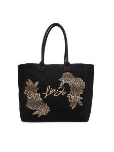 Liu Jo Torebka VA6191 D5062 Czarny. Czarne torebki klasyczne Liu Jo, bez wzorów, z materiału, bez dodatków. Za 469,99 zł.