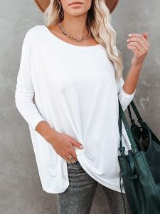 Milan Kiss Koszulka w kolorze białym rozmiar: L. Białe bluzki Milan Kiss, l, bez wzorów, bez kołnierzyka, bez ramiączek. Za 113,99 zł.