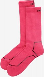 Skarpetki sportowe Puma Neon Różowe 2-Pak Unisex 39-42. Czerwone skarpetki ZEAGLE, bez wzorów, z materiału. Za 45,40 zł.