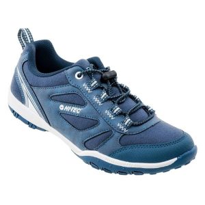 Buty Do Chodzenia Damskie Manisa. Białe buty sportowe Hi-tec, bez wzorów, bez zapięcia, trekkingowe. Za 182,99 zł.