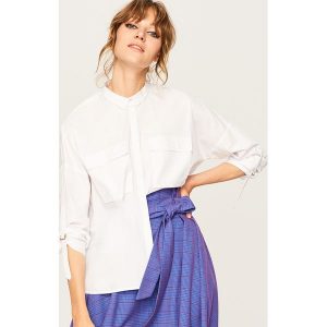 Biała koszula - Biały. Koszule marki Reserved. W wyprzedaży za 39,99 zł.