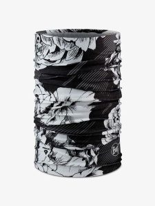 Buff Szal-koło "Thermonet" w kolorze czarno-białym rozmiar: onesize. Białe szaliki Buff, bez wzorów, z materiału. Za 79,59 zł.