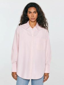 Koszula damska oversize różowa lamesa 600. Czerwone koszule Big Star, l, bez wzorów, z bawełny, z asymetrycznym kołnierzem, bez ramiączek. Za 229,99 zł.