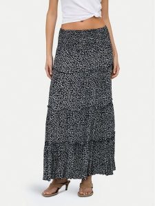 ONLY Spódnica maxi Fernanda 15375238 Granatowy Regular Fit. Niebieskie spódnice ONLY, l, bez wzorów, z wiskozy, maxi. Za 159,99 zł.