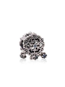 Pandora Srebrny charms z cyrkoniami rozmiar: onesize. Szare zawieszki Pandora, z cyrkonią, srebrne. Za 219,60 zł.