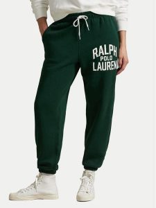 Polo Ralph Lauren Spodnie dresowe 211971758001 Zielony Tapered Fit. Zielone spodnie dresowe Polo Ralph Lauren, xxs, bez wzorów, z bawełny. Za 459,99 zł.