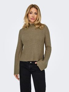 JDY Sweter w kolorze brązowym rozmiar: XL. Brązowe swetry oversize JDY, xl, bez wzorów, ze splotem, bez ramiączek. Za 74,63 zł.