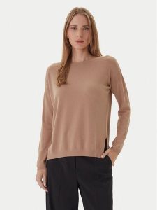 Kontatto Sweter 3M0800C Beżowy Regular Fit. Brązowe swetry klasyczne Kontatto, m, z syntetyku, bez kołnierzyka. Za 259,99 zł.