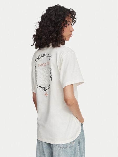 HUGO T-Shirt Vintage 50573326 Biały Oversize. Białe t-shirty Hugo, s, bez wzorów, z bawełny, bez kołnierzyka, bez ramiączek. Za 299,99 zł.