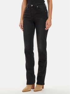 Liu Jo Jeansy UF4063 DS615 Czarny Straight Fit. Czarne jeansy Liu Jo, bez wzorów, z bawełny. Za 539,99 zł.