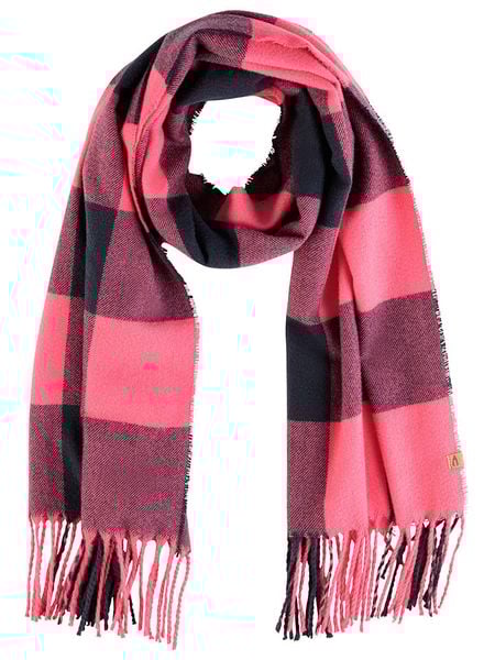 Camel Active Szal w kolorze różowo-czarnym rozmiar: onesize. Czarne szaliki Camel Active, bez wzorów, z materiału. Za 114,44 zł.