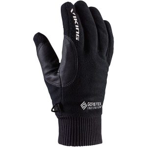 Rękawiczki multifunkcyjne dla dorosłych Viking Solano GORE-TEX. Czarne rękawiczki Viking, bez wzorów, z gore-texu. Za 109,99 zł.