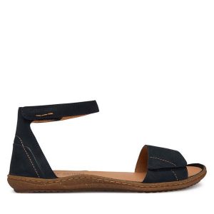 Sandały Josef Seibel. Niebieskie sandały Josef Seibel, bez wzorów, bez obcasa, na płaskiej podeszwie, bez zapięcia. Za 439,99 zł.