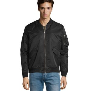 Kurtka Rebel Dla Dorosłych Unisex. Czarne kurtki SOL'S, s, bez wzorów, bez kaptura. Za 274,99 zł.