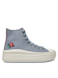 Converse Trampki Chuck Taylor All Star Move Platform Rose A12571C Szary. Szare trampki Converse, bez wzorów, z materiału, bez zapięcia. Za 279,99 zł.