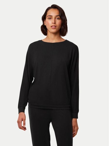 Triumph Koszulka piżamowa Cozy Comfort 10216538 Czarny Regular Fit. Czarne koszule nocne Triumph, bez wzorów, z syntetyku, bez ramiączek. Za 149,99 zł.