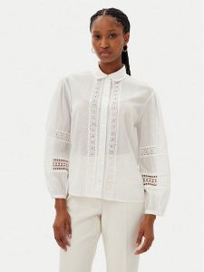 Gaudi Koszula 511FD45028 Écru Regular Fit. Koszule Gaudi, bez wzorów, z bawełny, bez kołnierzyka, bez ramiączek. Za 309,99 zł.