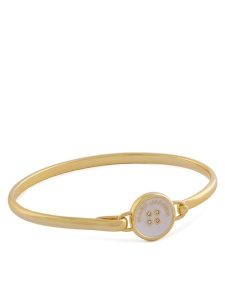 Marc Jacobs Bransoletka The Button Hinge Bracelet 2R4JBR001J34 Złoty. Żółte bransoletki Marc Jacobs, metalowe. Za 379,99 zł.