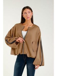 Tamba Kurtka w kolorze jasnobrązowym rozmiar: 36/38. Brązowe kurtki Tamba, bez wzorów, bez kaptura. Za 176,08 zł.