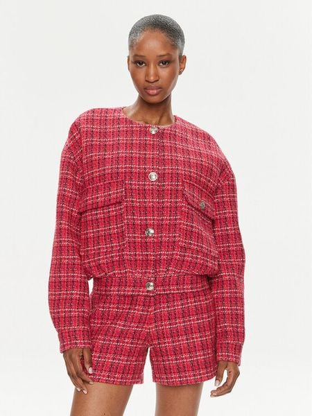 Morgan Marynarka 241-VESIL.F Czerwony Regular Fit. Czerwone marynarki i żakiety Morgan, bez wzorów, z bawełny. Za 289,99 zł.