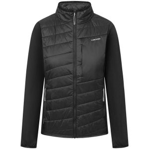Damska kurtka puchowa Viking Zemu. Czarne kurtki Viking, bez wzorów, z puchu, bez kaptura. Za 349,90 zł.