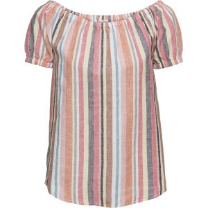 "Bluzka ""carmen""". Czerwone bluzki bonprix, bez wzorów, eleganckie, bez kołnierzyka, bez ramiączek. Za 122,99 zł.