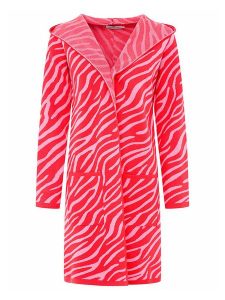 Zwillingsherz Kardigan "Zebra" w kolorze jasnoróżowo-czerwonym rozmiar: L/XL. Czerwone kardigany Zwillingsherz. Za 223,99 zł.