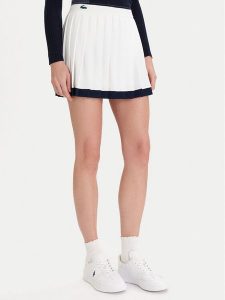 Lacoste Spódnica tenisowa JF8576 Biały Regular Fit. Białe szorty Lacoste, bez wzorów, z syntetyku, sportowe. Za 579,99 zł.